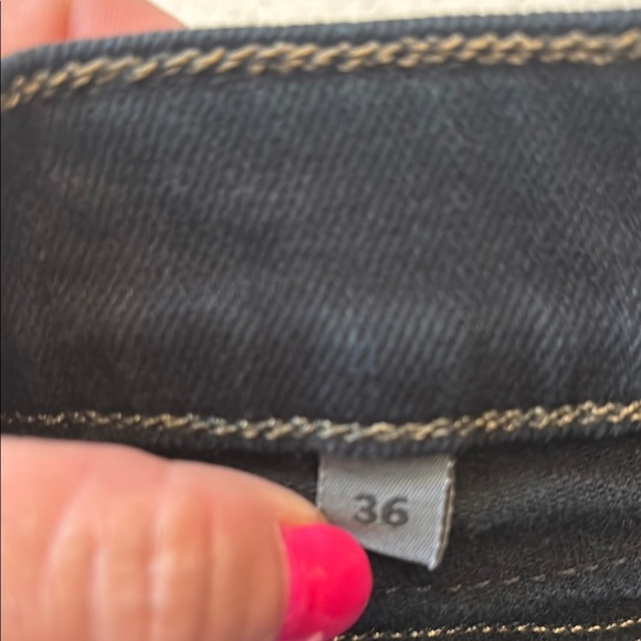 Men's citizens of humanity black Gage jeans sz 36 classic straight - Picture 6 of 7